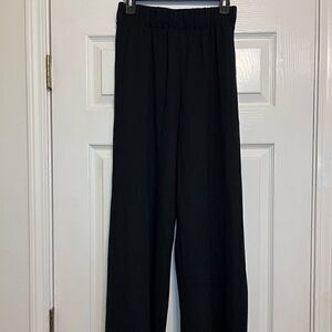 H&M Black Wide leg Pants Size S Like New Condition